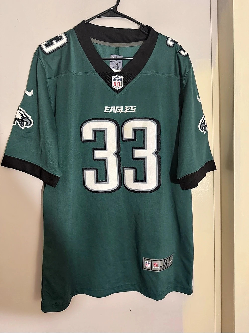 Nike Philadelphia Eagles #33 On Field Jersey Size Medium